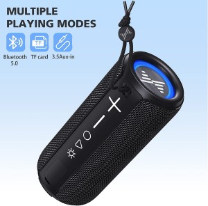 Portable outdoor speaker TWS waterproof wireless speaker camping riding bluetooth speaker