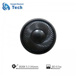 Cemerlang Sound mylar speaker 28mm speaker 8ohm 0.5w