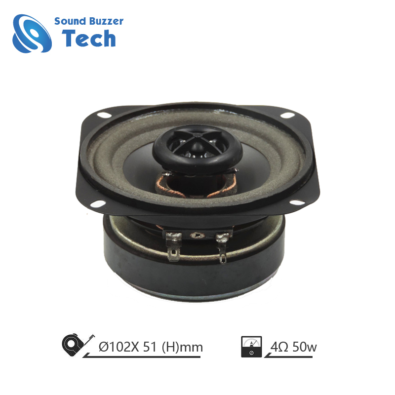 Best sound quality auto speaker 4 inch 4 ohm 50 watts for car Featured Image