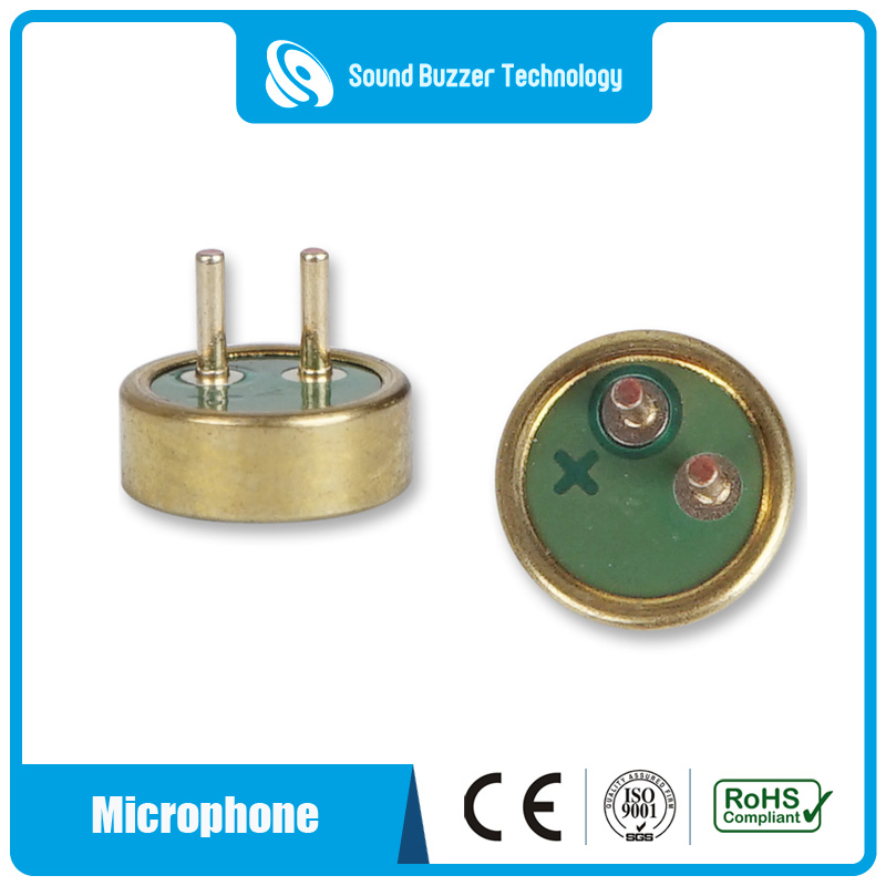 Electret Condenser Microphone unit with pin for mobile phone microphone