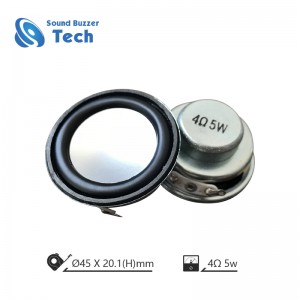 Full range mini speaker driver 45mm speaker 3w 4 ohm raw speakers