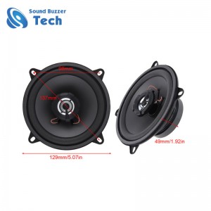 High performance car speaker 130mm auto speaker 4 ohm 100w 2 way 5 inch speaker