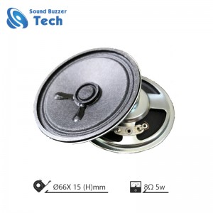 Free sample 66mm driver units speaker 8ohm round speaker
