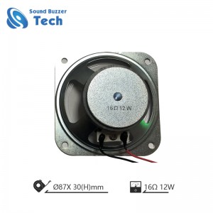 Best price loud speaker 3.5 inch waterproof cone 87mm 16ohm 10 watt multimedia speaker