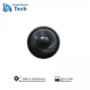 Wholesale price speaker 40mm 8ohm 1W Mounting Holes Speaker