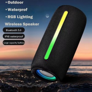 Best selling wireless speaker RGB light bluetooth speaker outdoor waterproof portable speaker